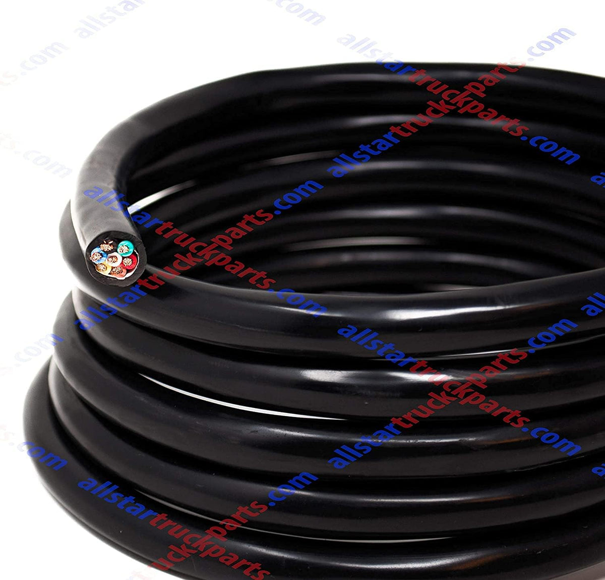 Heavy Duty 14 Gauge 7 Way Insulated Copper Wire 50 FT Roll M937