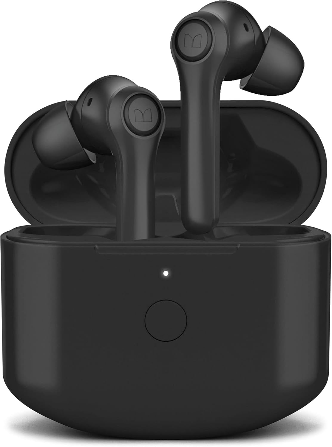 True Wireless Earbuds with Charging Case, Bluetooth 5.0, Black, Pack of 2 N30743