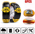 Anti-Skid Snow Chains for Tyres 8Pcs H64755