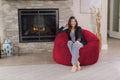 Charcoal 4 ft Memory Foam Bean Bag Chair I129098