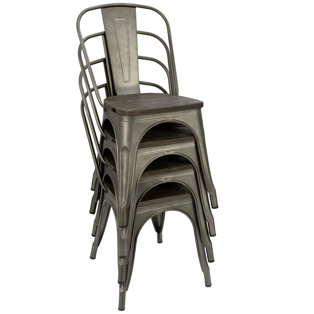 Set of 4 Metal Dining Chair R89705