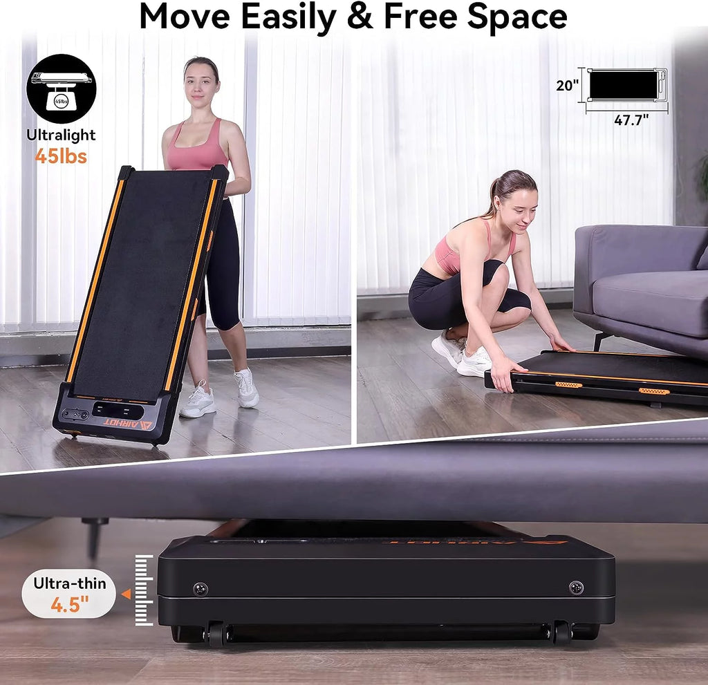 Under Desk Treadmill 2 in 1 Black E37025