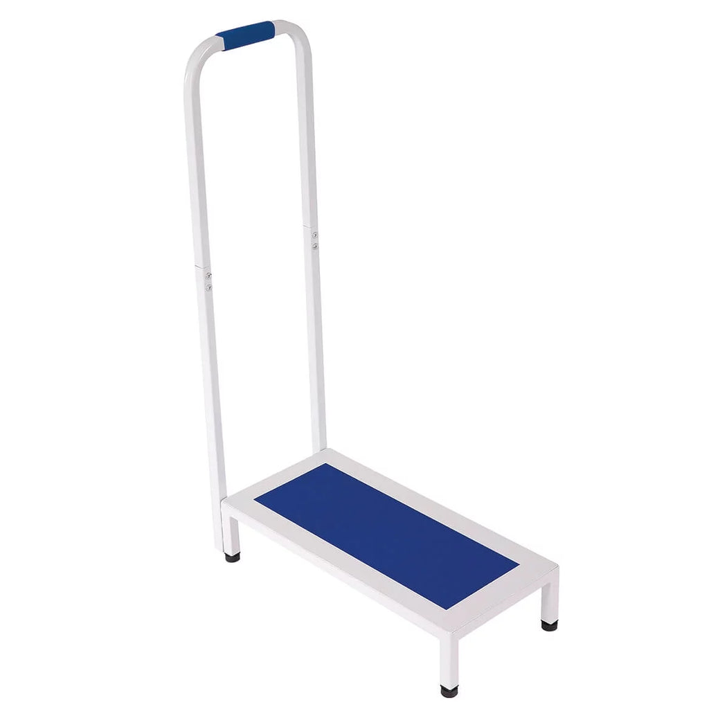 Support Step Stool with Handle, 5" Step Height, Steel F161386