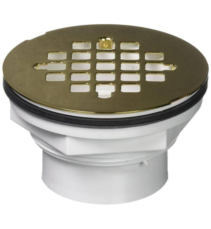 Polished Brass Shower Drain P9843
