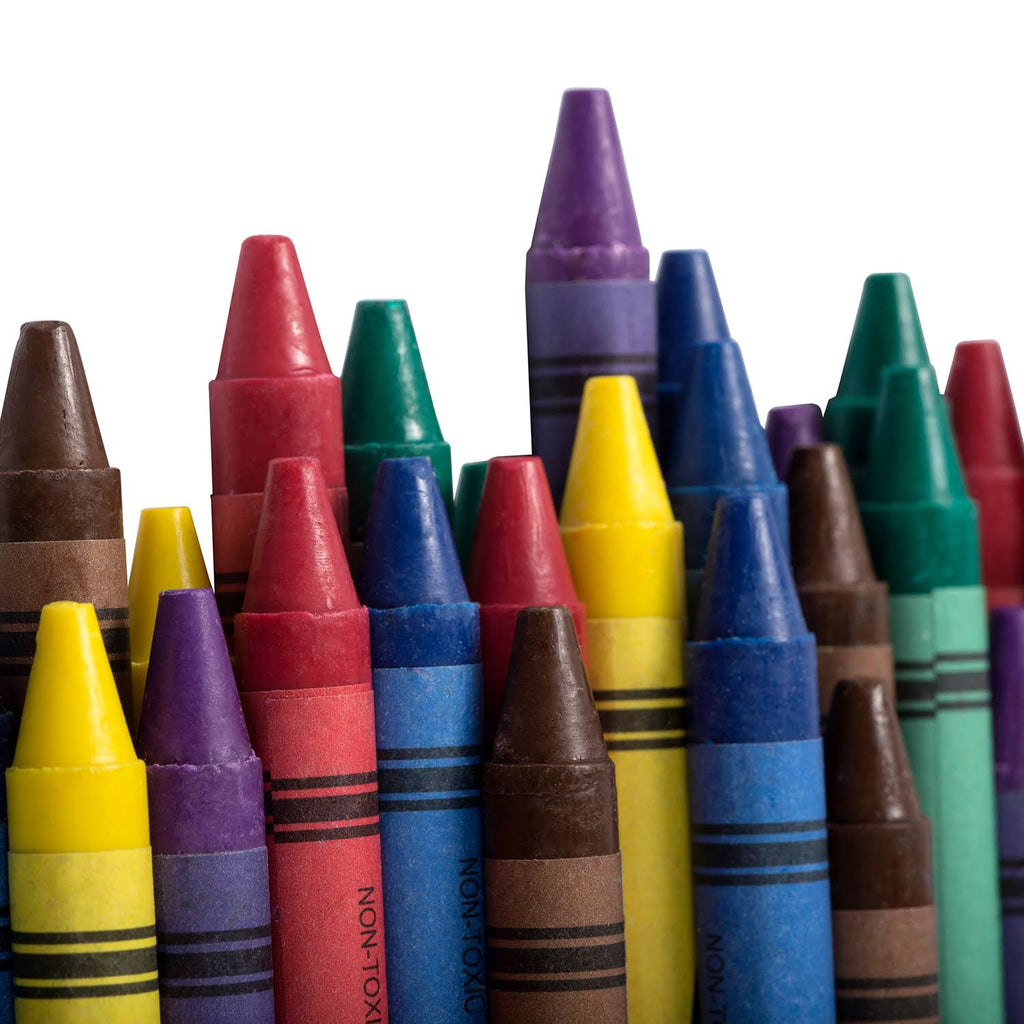 6 Color Bulk Crayons, Case of 3,000 E120