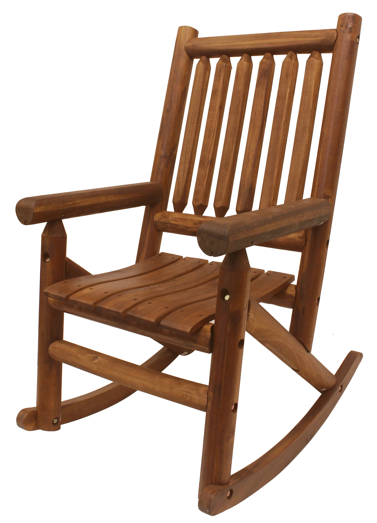 Brown Wood Outdoor Rocker B8550