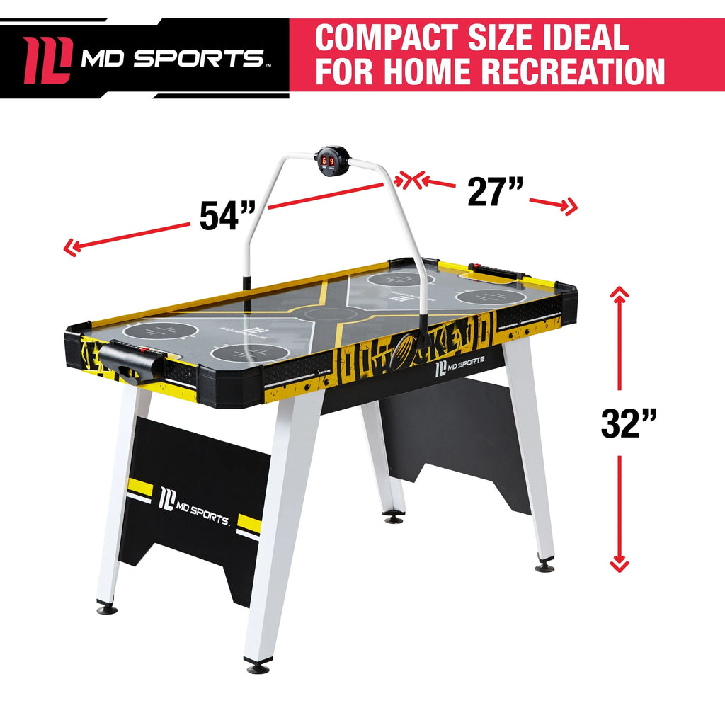 Black/Yellow Air Hockey Game Table N201