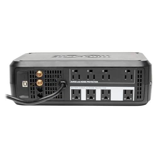 Black 1500VA UPS Battery Backup with 8 Outlets H544802