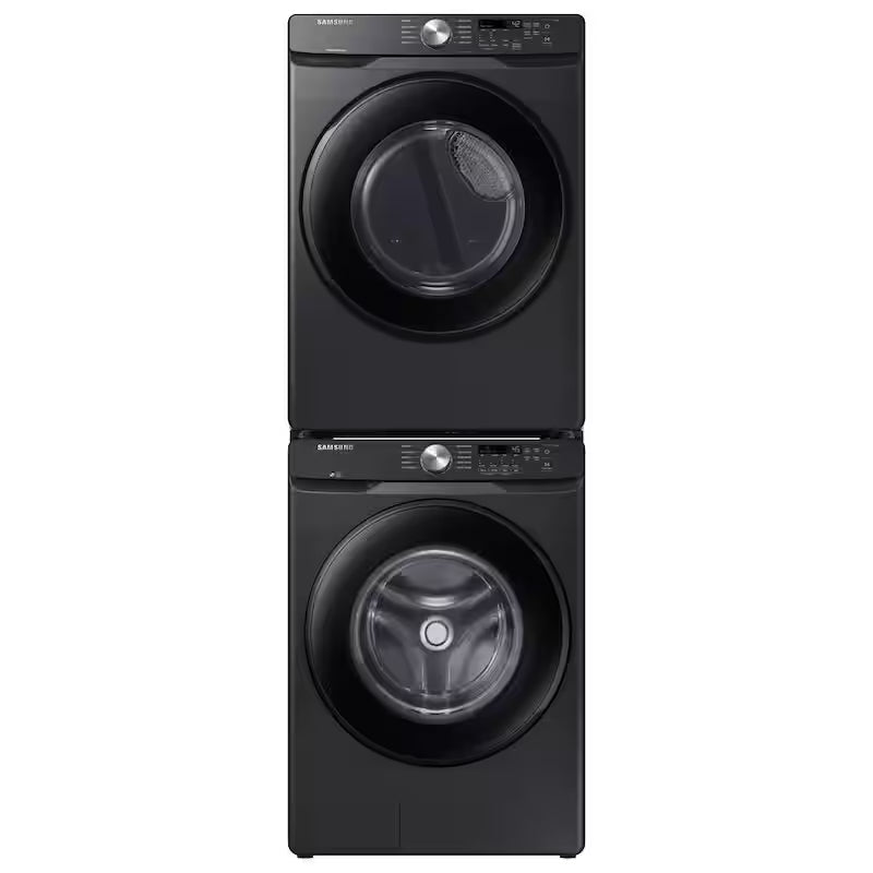 7.5 cu. ft. Stackable Vented Electric Dryer with Sensor Dry in Brushed Black W977