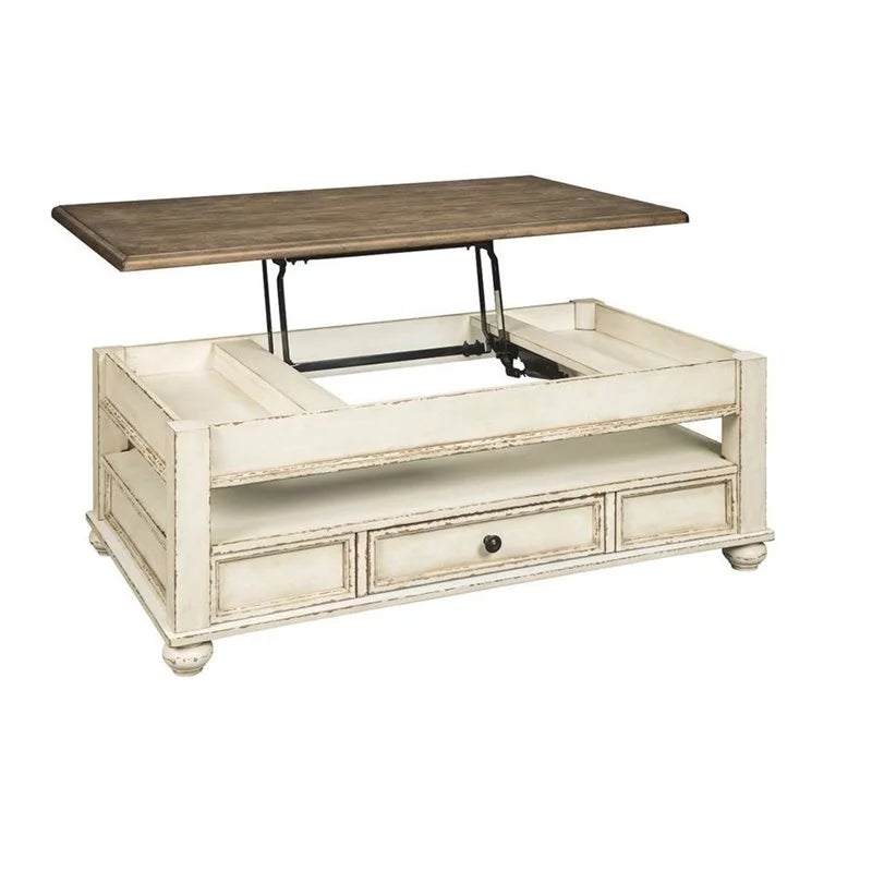 2-Piece Lift Top Coffee Table & End Table with USB Ports G57096