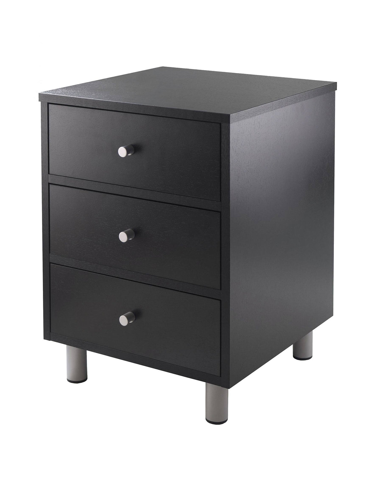 Black 3 Drawer Accent Table K84873