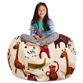 Stuffed Animal Storage Bean Bag Chair Cover U263366