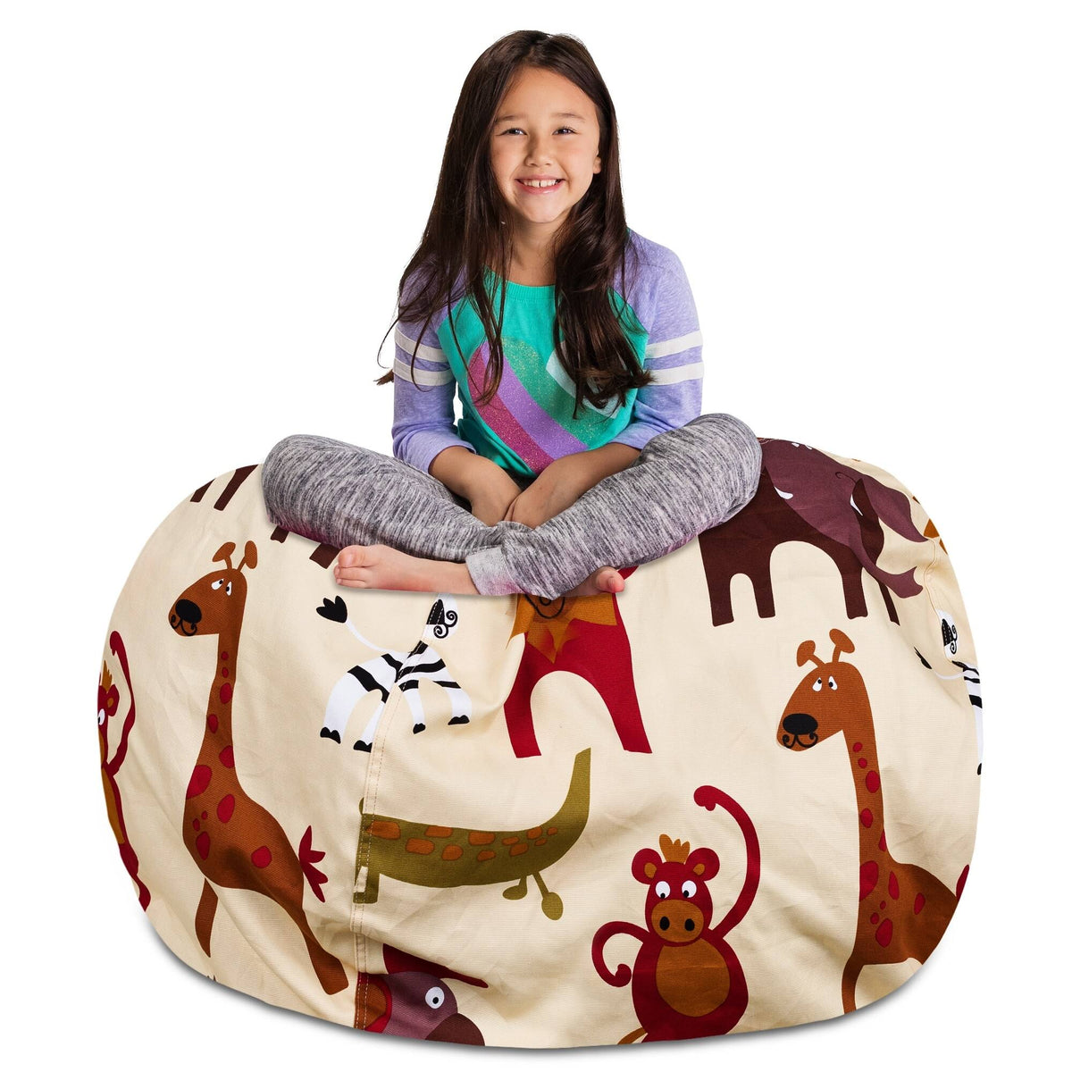 Stuffed Animal Storage Bean Bag Chair Cover U263366