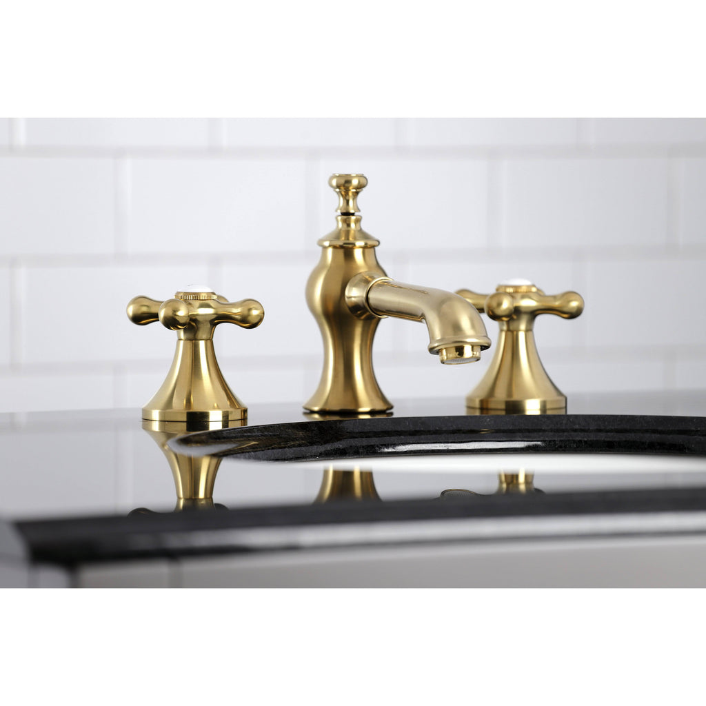 Matte Black Vintage Widespread Bathroom Faucet A3803