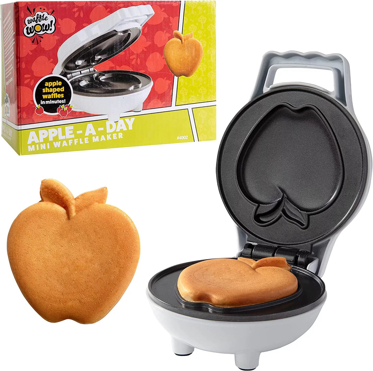 4 Inch Non Stick Mini Apple Waffle Maker H687009