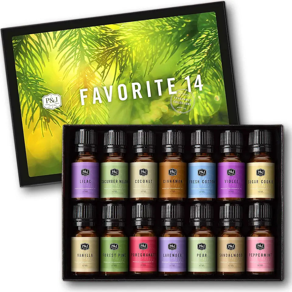 Fragrance Oil Set for Candle Making, Soap Making, Diffuser L5033