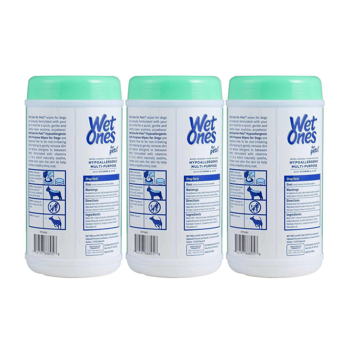 Hypoallergenic Multi-Purpose Dog Wipes S5811