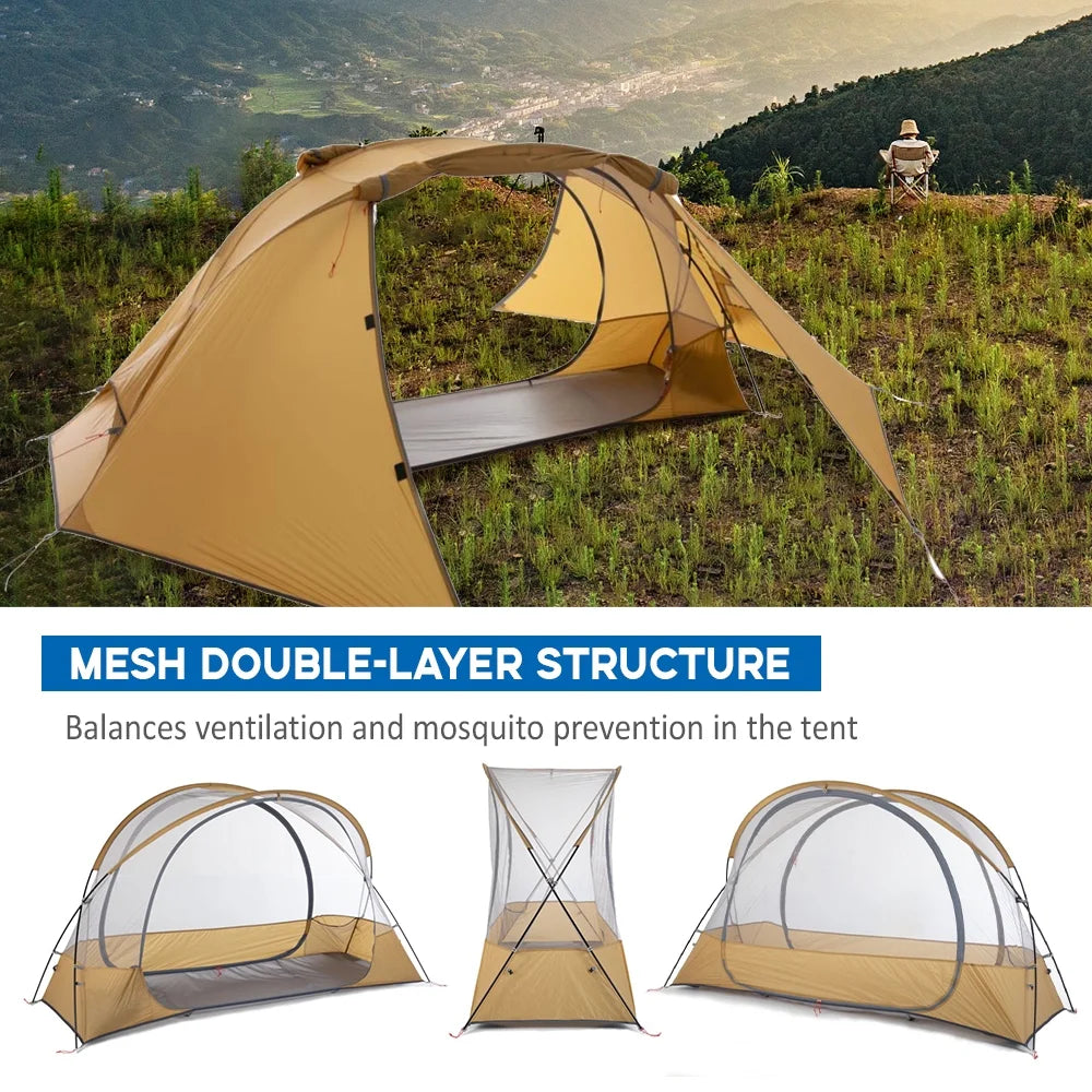 Lightweight Backpacking Tent for 1 Person Double layer Construction H688023