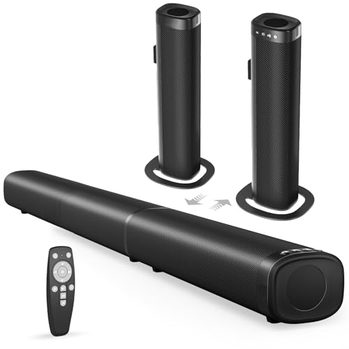 Sound Bar, Bluetooth 5.3 Soundbar, 2 in 1 Detachable Home Speaker A181189