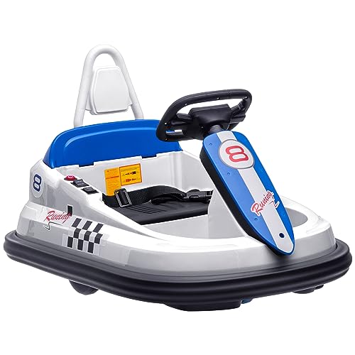 Red 6V Kids Electric Ride on Bumper Car with EVA Bumper Edges M287517