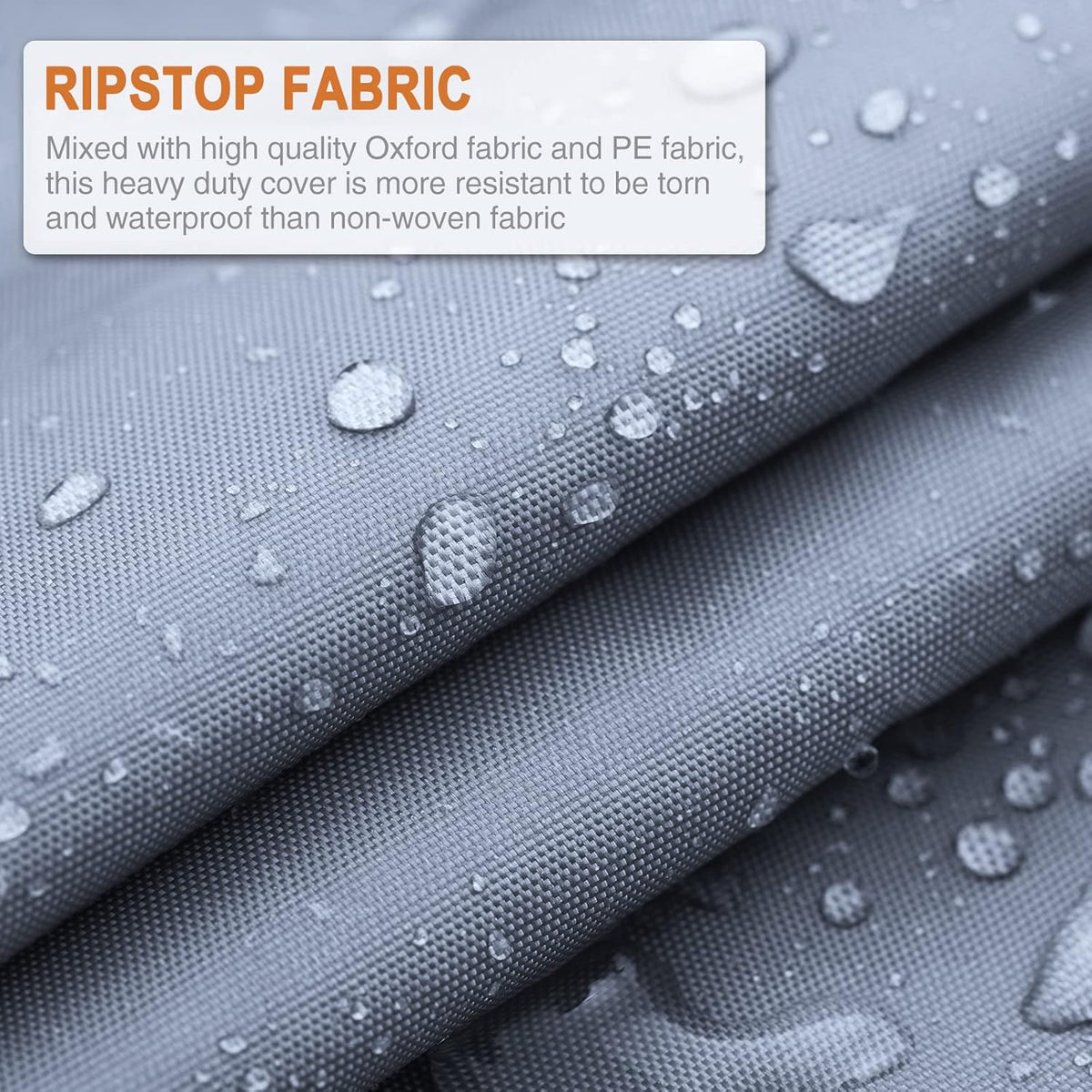 Waterproof Travel Trailer RV Cover with 4 Gutter Spout Covers H58979