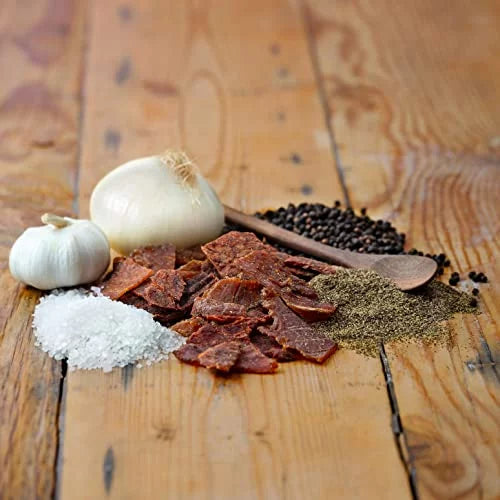 Turkey Jerky Gluten Free High Protein Cracked Pepper 1oz Bags 12 Pack W8539