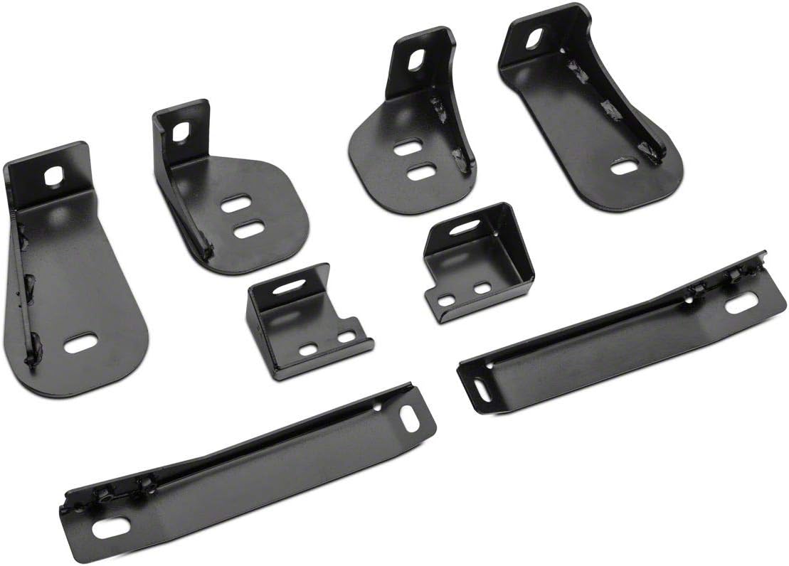 Black 3-Inch Side Step Bars L6545