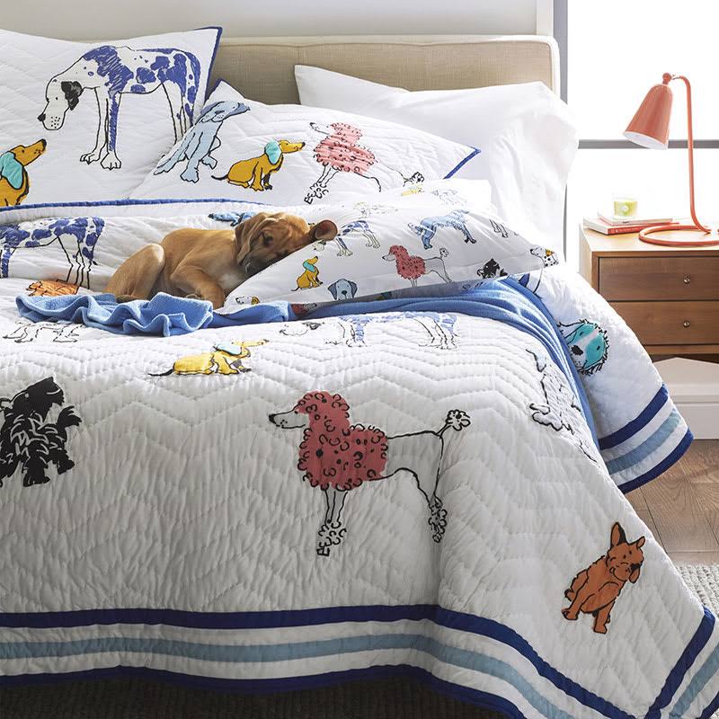 Multicolored Graphic Twin Cotton Quilt U5165