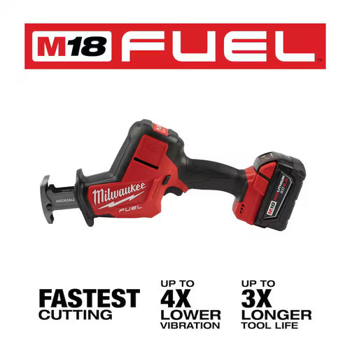 18V Lithium-Ion Brushless Cordless Reciprocating Saw Kit with Carbide Teeth Blade F44339
