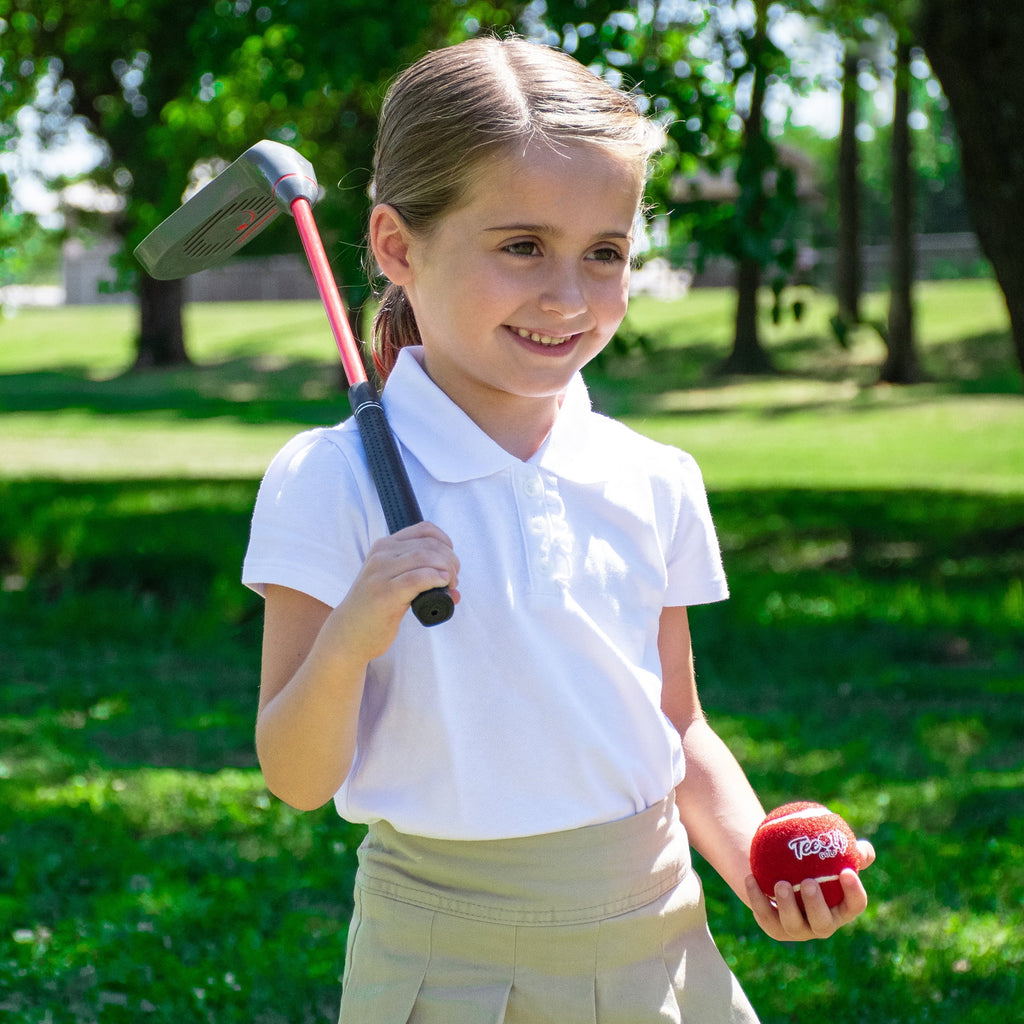 Red 3 Piece Golf Iron Training Set F51423