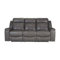 Dark Gray Reclining Sofa N89039