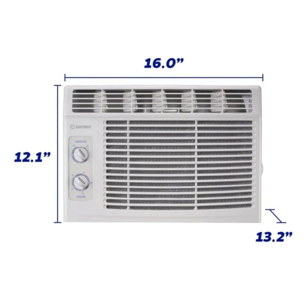 5,000 BTU Window Air Conditioner with Manual Controls, White C995284
