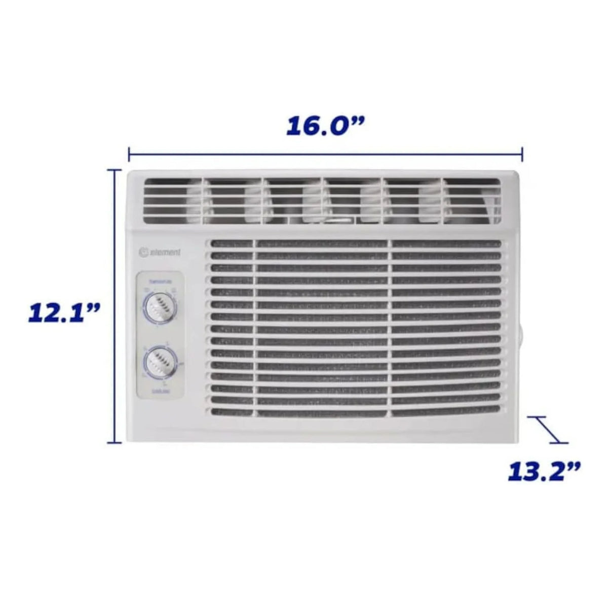 5,000 BTU Window Air Conditioner with Manual Controls, White C995284