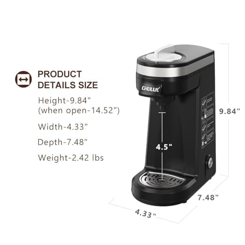 Red Single Serve Coffee Maker L8618