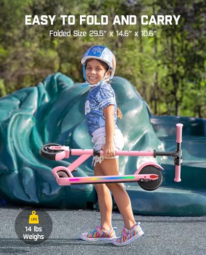 Electric Scooter, Adjustable Handlebar Height, 5 Miles Range, 3 Speed Mode B8510
