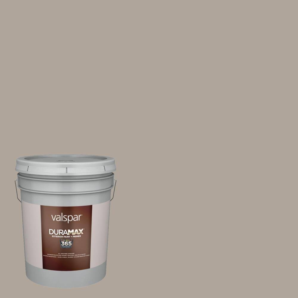 Semi-Gloss Smoked Oyster Exterior Paint (5-Gallon) A52837