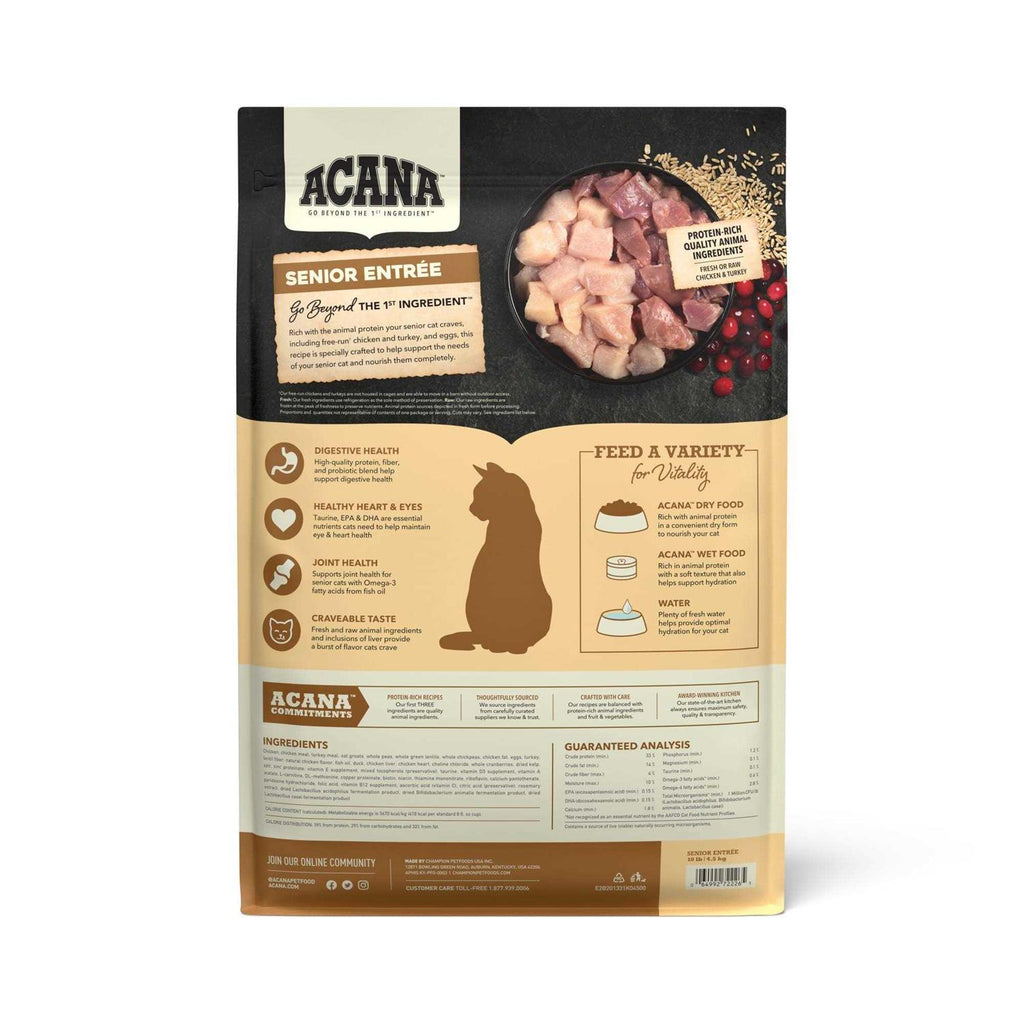 Senior Entree Chicken, Turkey Dry Cat Food N530