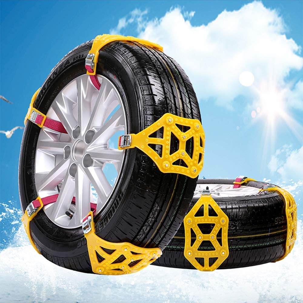 Anti-Skid Snow Chains for Tyres 8Pcs H64755