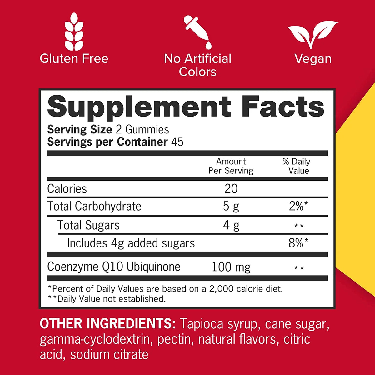 CoQ10 Gummies, 100mg, 90 Count X768