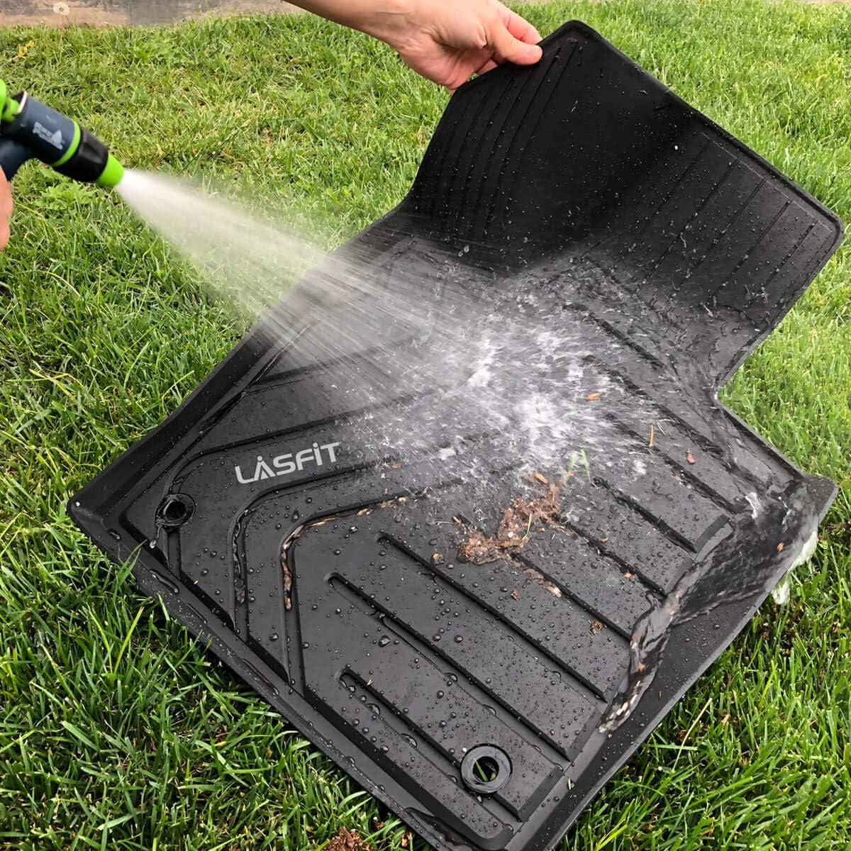 Black All Weather TPE Car Floor Mats N8269