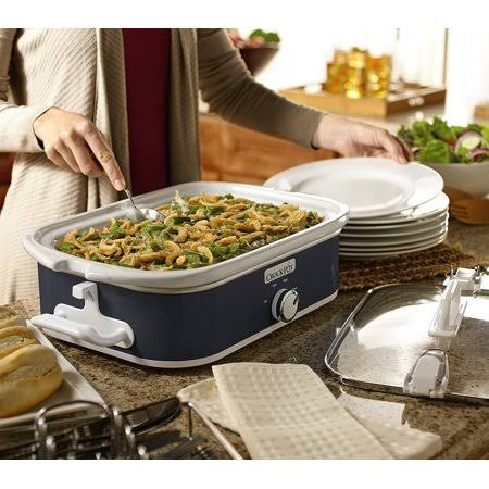 3.5-Quart Charcoal Gray Manual Slow Cooker T3465