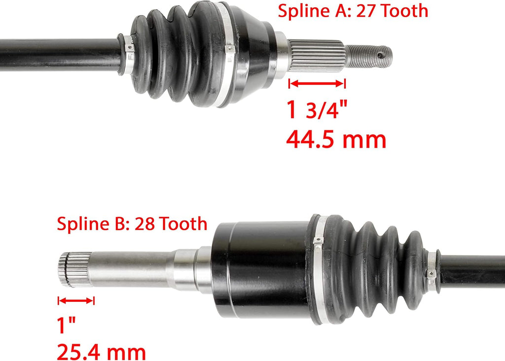 Rear Right Complete Cv Joint Axle Pack of 2 K677176