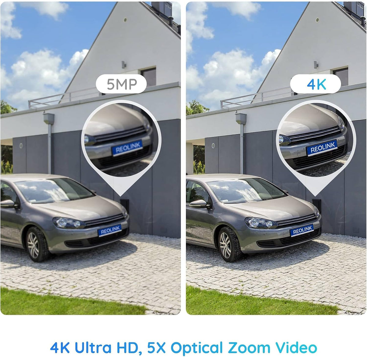 4K PoE Outdoor Security IP Camera with 5X Optical Zoom W54333