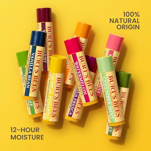 Pink Grapefruit, Mango, Coconut & Pear, and Pomegranate Lip Balm, 4 Tubes, 0.15 oz. V2729