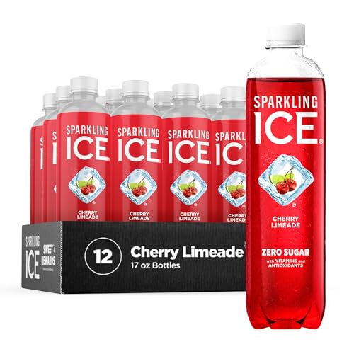 Black Raspberry Sparkling Water, 17 fl oz Bottles (Pack of 12) Q747064