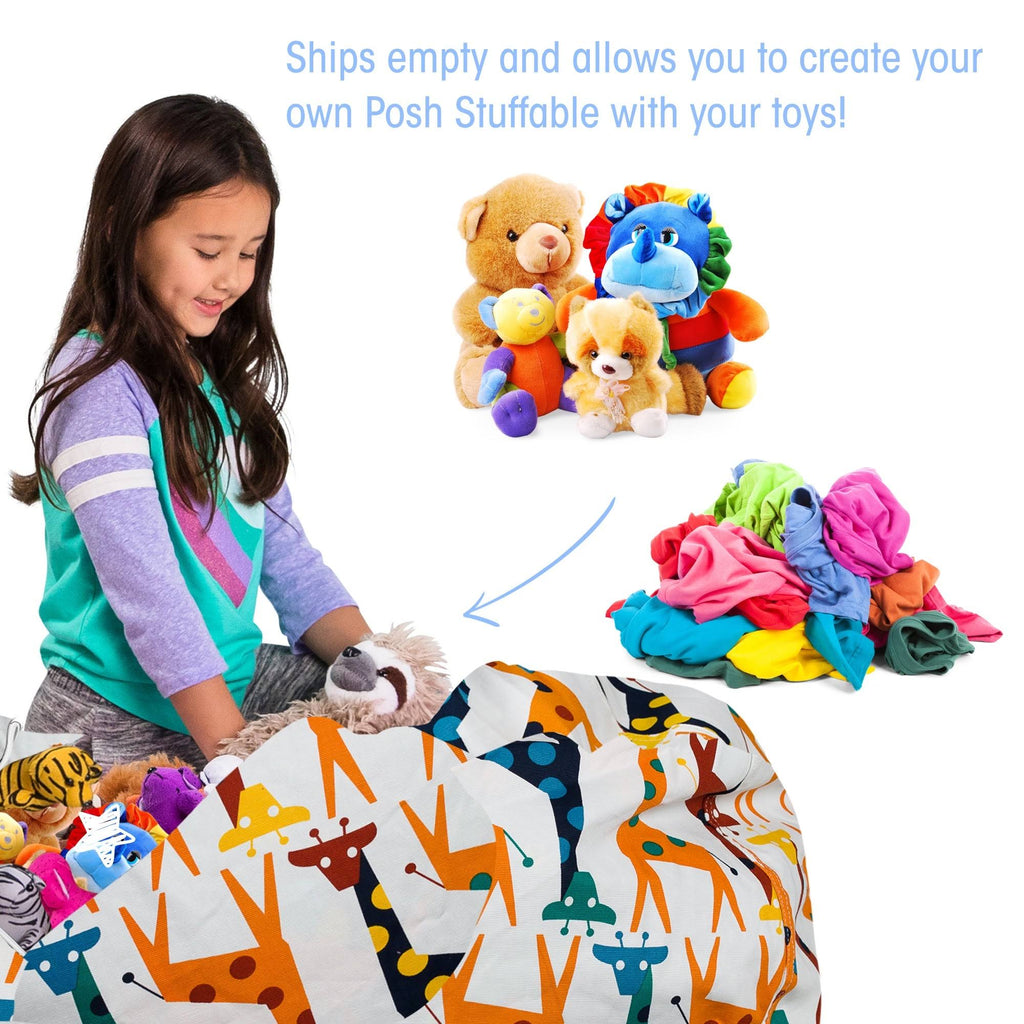 Stuffed Animal Storage Bean Bag Chair Cover U263366