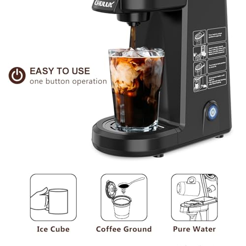 Red Single Serve Coffee Maker L8618