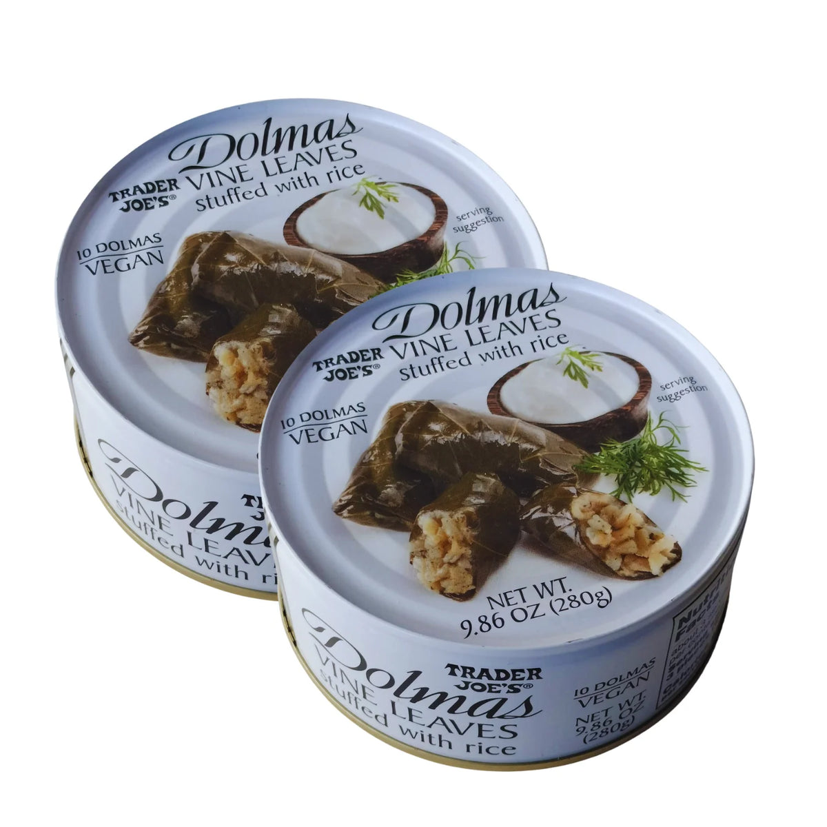 Vegan Stuffed Vine Leaves with Rice 280g Pack of 2 K231627