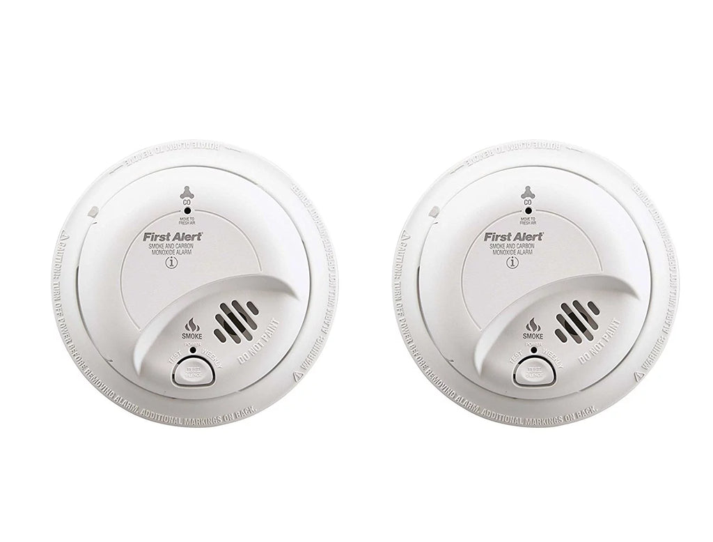 2 Pack 120 Volt Combination Smoke And Carbon Monoxide Detector V815