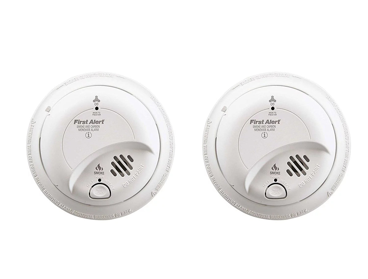 2 Pack 120 Volt Combination Smoke And Carbon Monoxide Detector V815